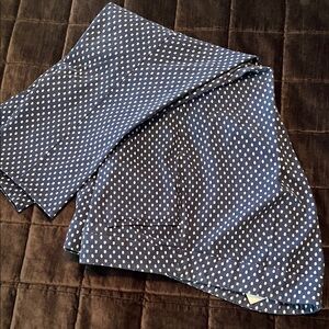Chico's Blue and White Polka Dot Cropped Pants